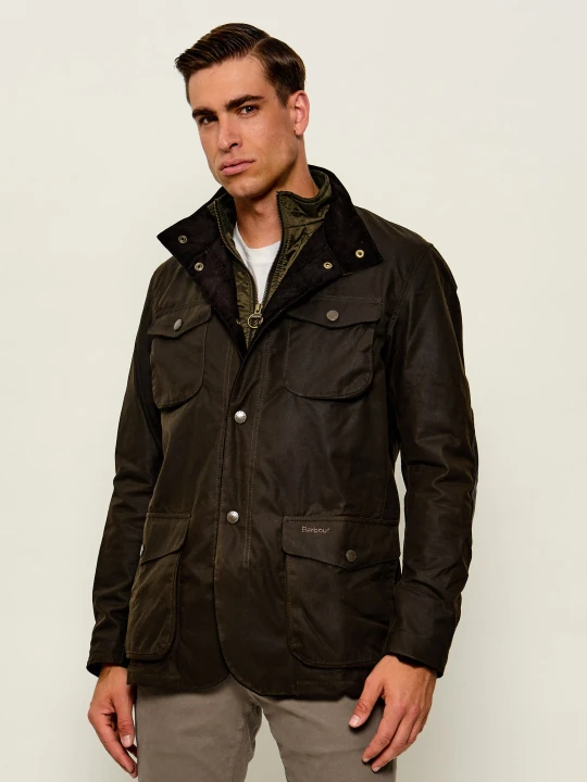 Zdjęcie produktu Barbour Kurtka Ogston | Regular Fit | z dodatkiem wełny oliwkowy
