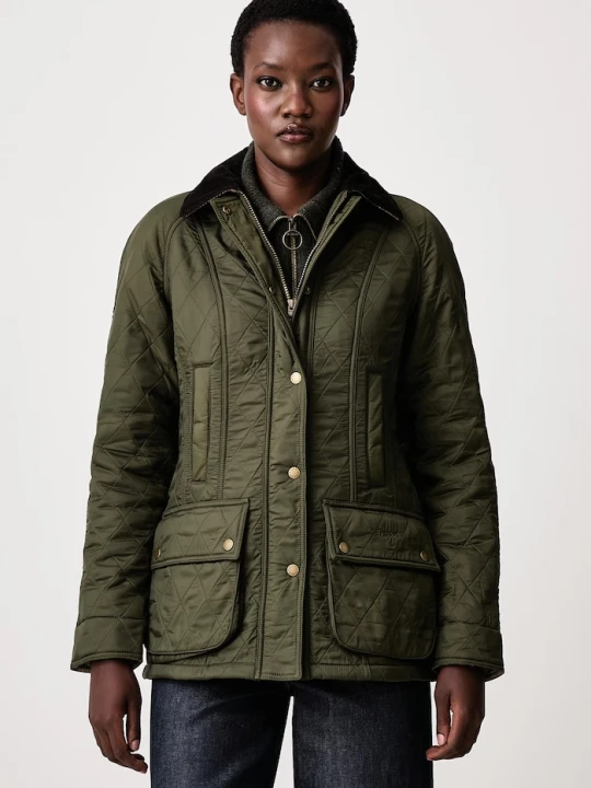 Zdjęcie produktu Barbour kurtka pikowana damska zielony