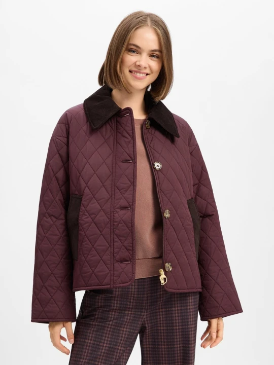 Zdjęcie produktu Barbour Kurtka pikowana Kobiety lila