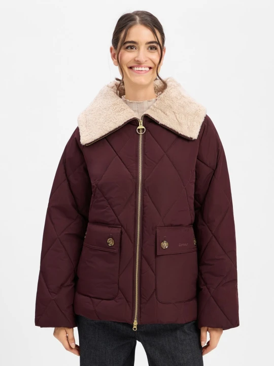 Zdjęcie produktu Barbour Kurtka pikowana Kobiety lila