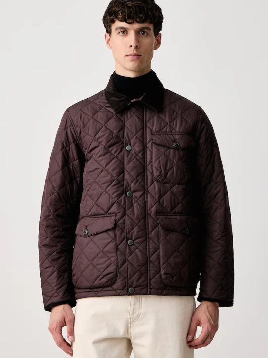 Zdjęcie produktu Barbour kurtka pikowana męska Hornby brązowy