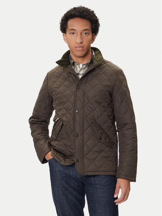 Zdjęcie produktu Barbour Kurtka przejściowa Chelsea MQU0006OL51 Zielony Regular Fit