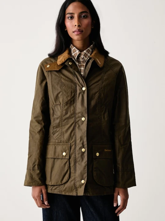 Zdjęcie produktu Barbour kurtka przejściowa damska bawełniana Beadnell zielony