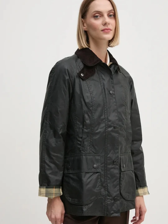 Zdjęcie produktu Barbour kurtka przejściowa damska bawełniana Beadnell zielony