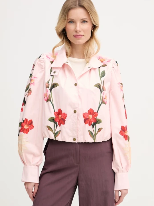 Zdjęcie produktu Barbour kurtka przejściowa damska x Farm Rio różowy