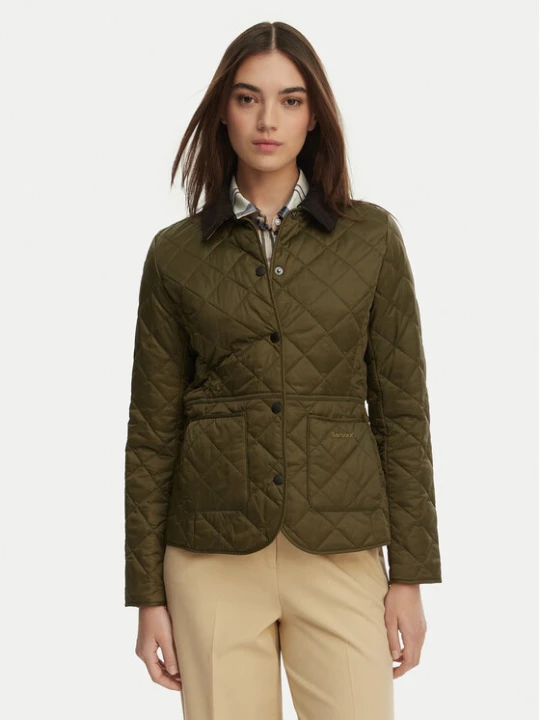 Zdjęcie produktu Barbour Kurtka przejściowa Deveron LQU1012OL51 Zielony Regular Fit
