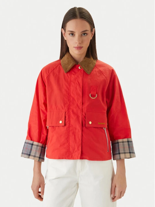Zdjęcie produktu Barbour Kurtka przejściowa Mackworth LCA0398RE51 Czerwony Regular Fit