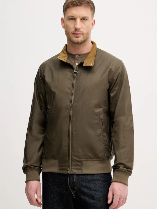 Zdjęcie produktu Barbour kurtka przejściowa męska bawełniana zielony