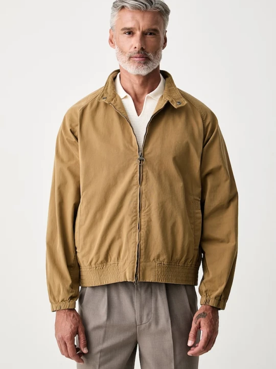 Zdjęcie produktu Barbour kurtka przejściowa męska bawełniana Royston brązowy