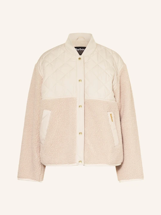 Zdjęcie produktu Barbour Kurtka Puchowa Wetherby Z Mieszanki Materiałów weiss KREMOWY