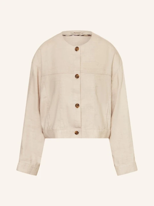 Zdjęcie produktu Barbour Kurtka Z Klapami Gabby Z Lnem beige