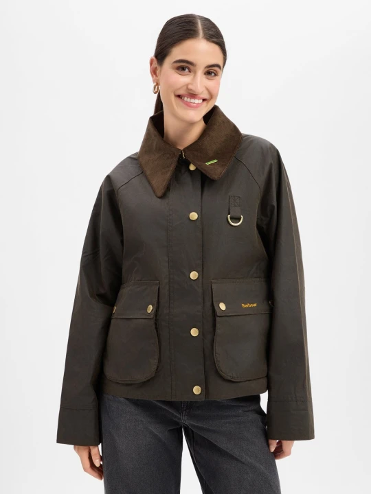 Zdjęcie produktu Barbour Kurtka z tkaniny woskowanej Kobiety Bawełna zielony