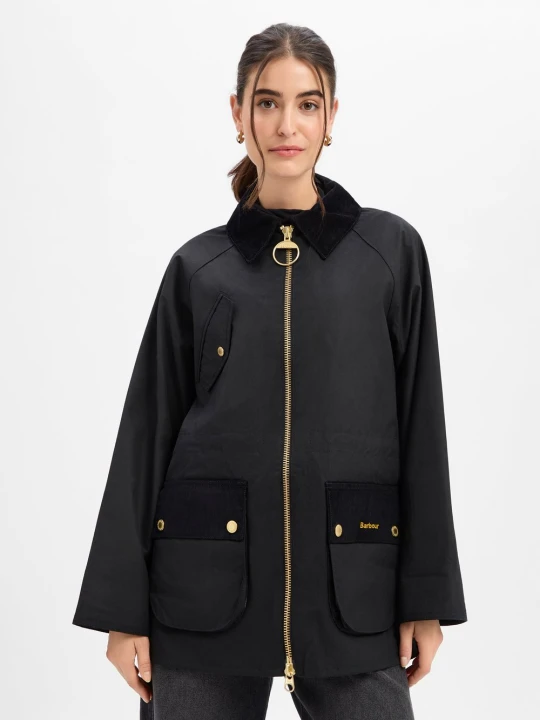 Zdjęcie produktu Barbour Kurtka z wosku Kobiety Bawełna czarny
