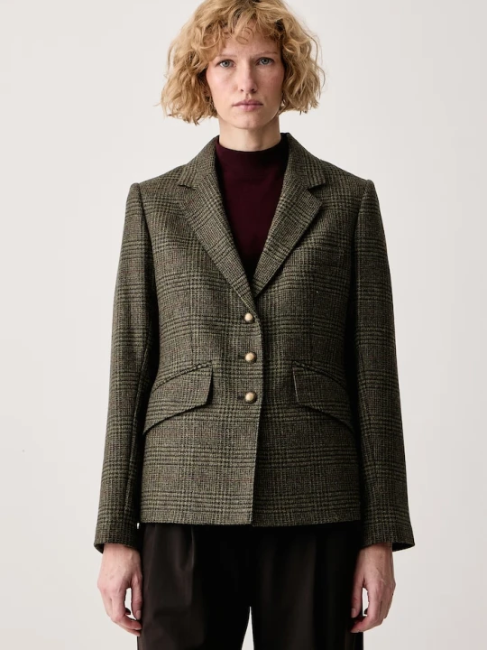 Zdjęcie produktu Barbour marynarka damska wełniana zielony