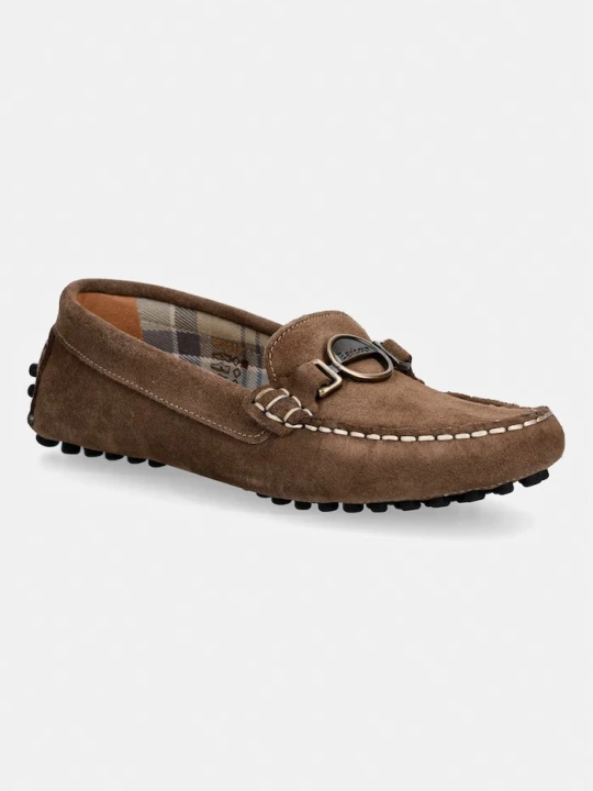 Zdjęcie produktu Barbour mokasyny damskie zamszowe Laire beżowy