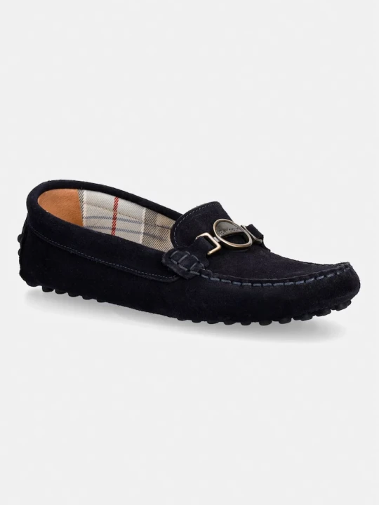 Zdjęcie produktu Barbour mokasyny damskie zamszowe Laire granatowy