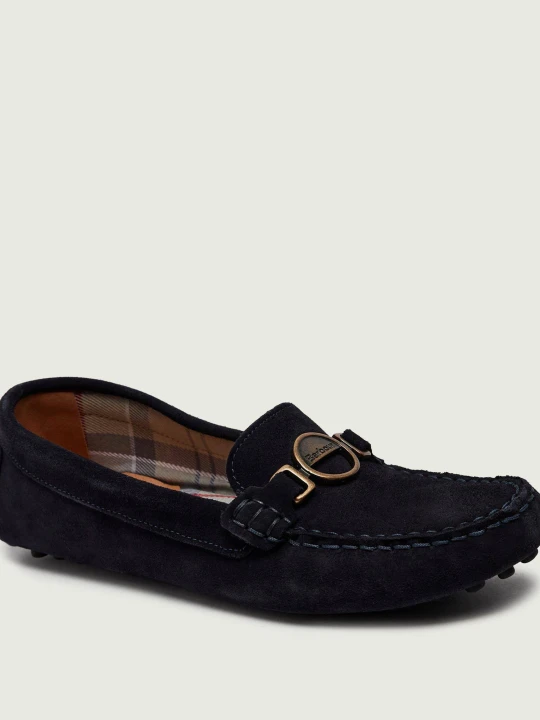 Zdjęcie produktu Barbour Mokasyny Laire | zamsz granatowy
