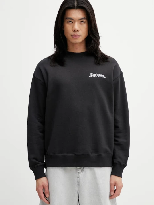 Zdjęcie produktu Barbour MOL0746BK31 bluza bawełniana męska