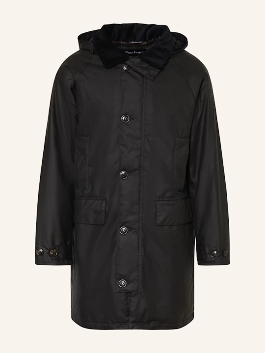 Zdjęcie produktu Barbour Parka Beaudale Wax Z Odpinanym Kapturem blau GRANATOWY