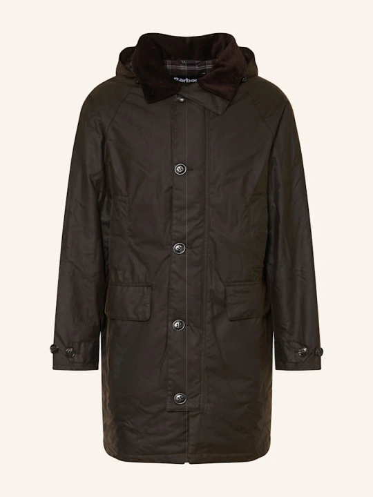 Zdjęcie produktu Barbour Parka Beaudale Wax Z Odpinanym Kapturem braun CIEMNOBRĄZOWY