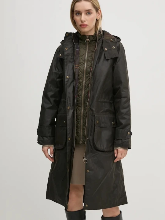 Zdjęcie produktu Barbour parka Long Cannich Wax zielony