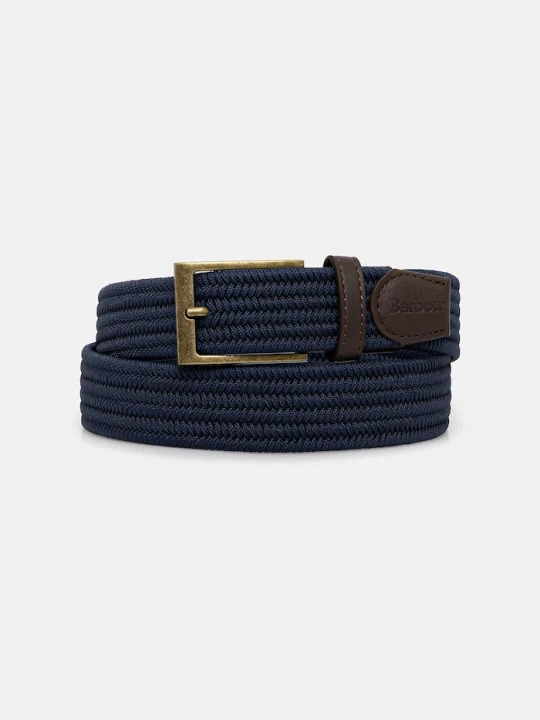Zdjęcie produktu Barbour pasek parciany męski Nevis granatowy