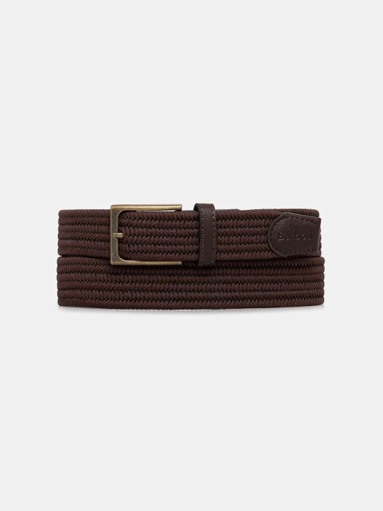 Zdjęcie produktu Barbour pasek parciany męski Nevis brązowy
