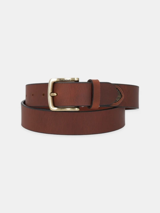 Zdjęcie produktu Barbour pasek skórzany brązowy