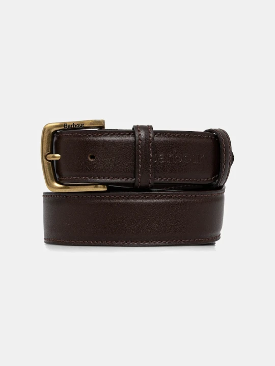 Zdjęcie produktu Barbour pasek skórzany brązowy