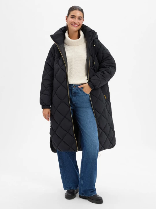Zdjęcie produktu Barbour Pikowany płaszcz - Kirkton Puffer Kobiety Sztuczne włókno czarny