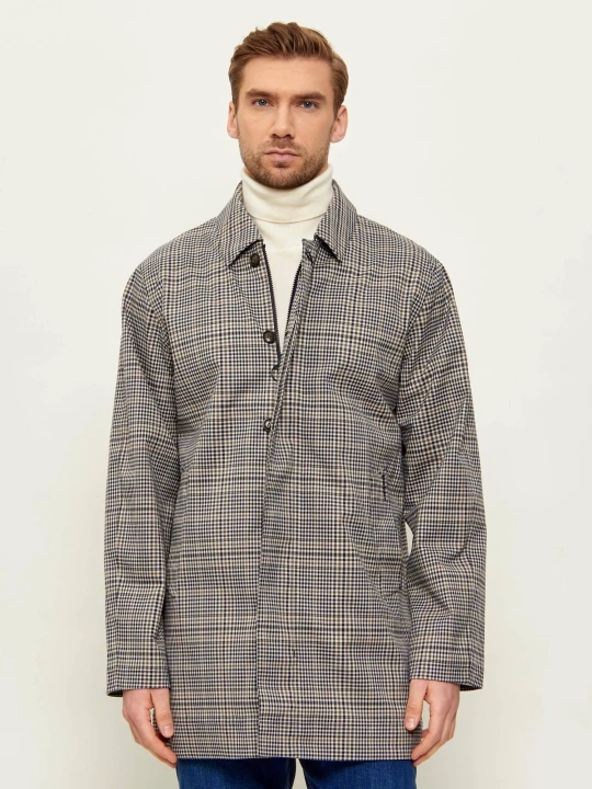 Zdjęcie produktu Barbour Płaszcz Check Rokig szary