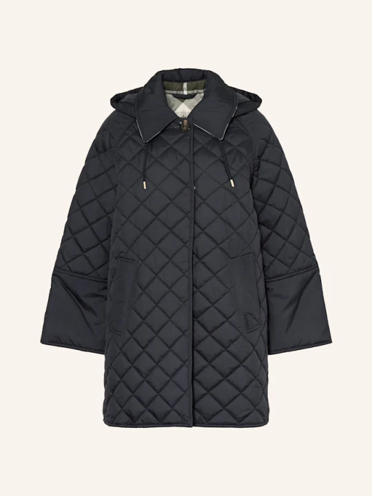 Zdjęcie produktu Barbour Płaszcz Pikowany Cara Z Odpinanym Kapturem blau GRANATOWY