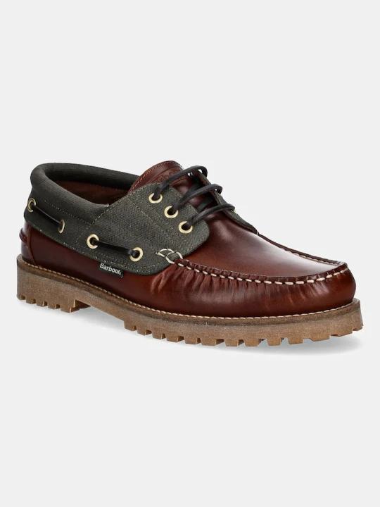 Zdjęcie produktu Barbour mokasyny Deck brązowy