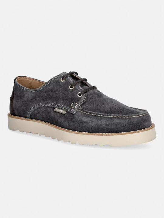 Zdjęcie produktu Barbour półbuty męskie zamszowe Aydon szary