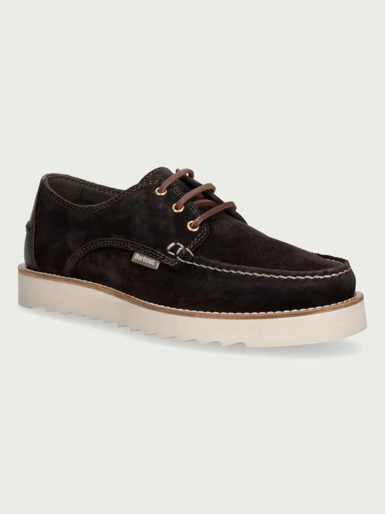 Zdjęcie produktu Barbour półbuty męskie zamszowe Aydon brązowy