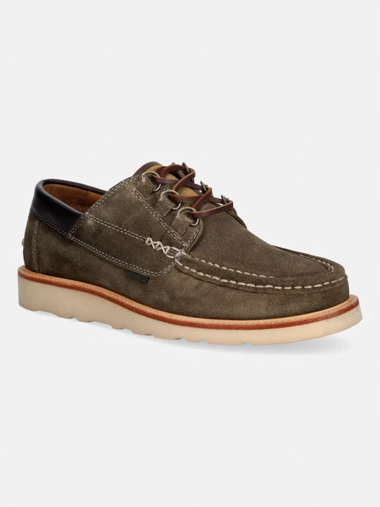Zdjęcie produktu Barbour półbuty męskie zamszowe Murtun zielony