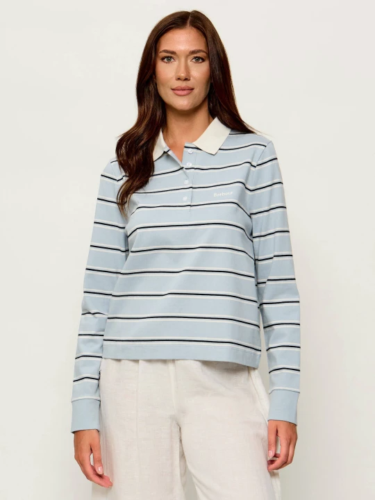 Zdjęcie produktu Barbour Polo Ashwell | Loose fit błękitny