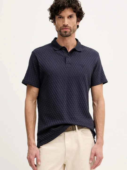 Zdjęcie produktu Barbour polo bawełniane Westerdale granatowy