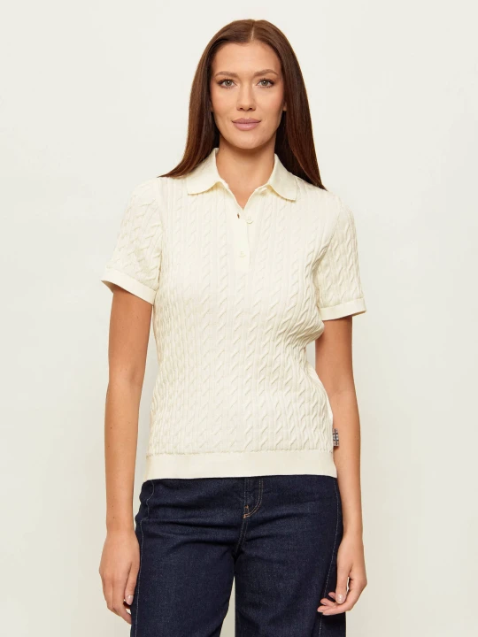 Zdjęcie produktu Barbour Polo Hartland | Regular Fit ecru
