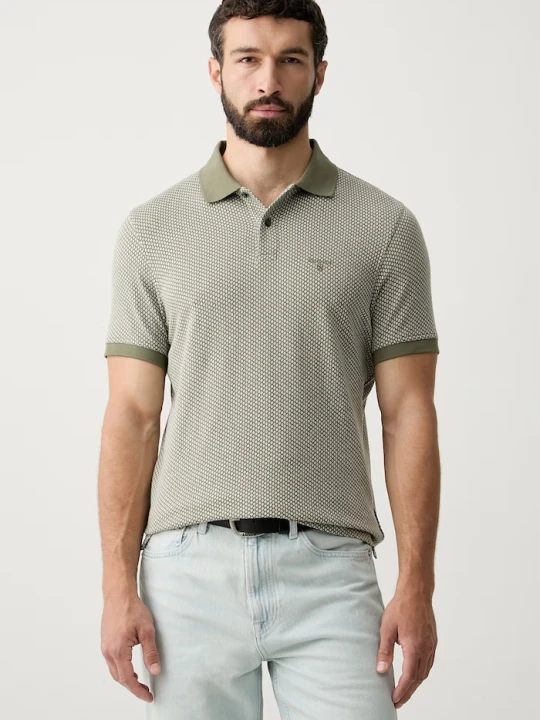 Zdjęcie produktu Barbour polo męskie bawełniane Copgrove zielony