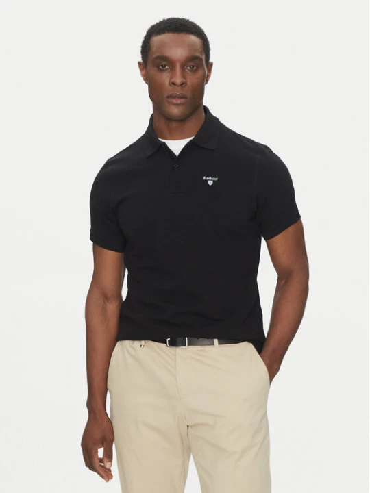 Zdjęcie produktu Barbour Polo Original Sports MML0358BK31 Czarny Tailored Fit