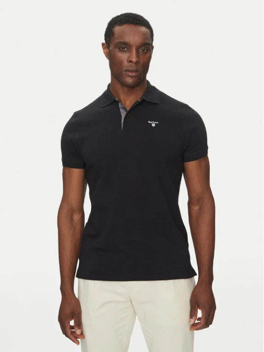 Zdjęcie produktu Barbour Polo Tartan MML0012BK31 Czarny Regular Fit