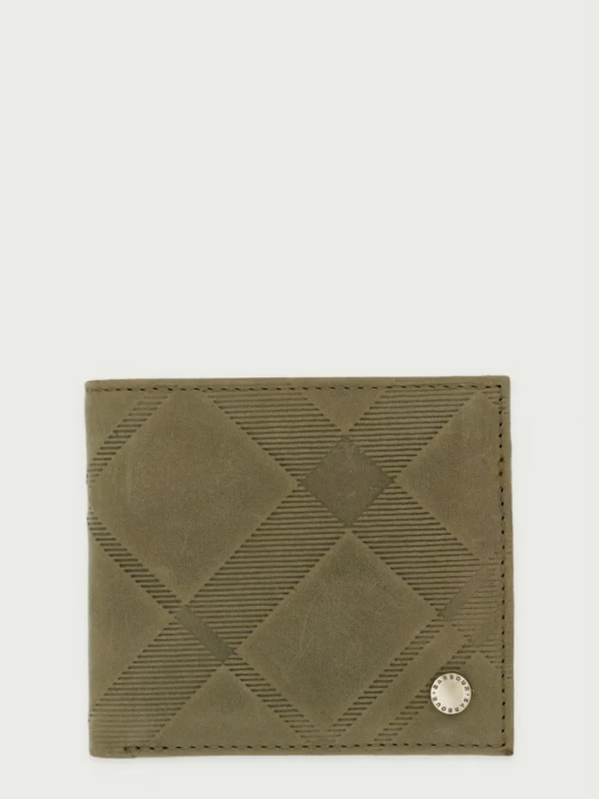 Zdjęcie produktu Barbour portfel męski skórzany zielony