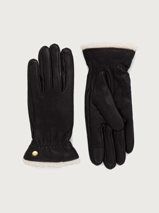 Zdjęcie produktu Barbour rękawiczki damskie skórzane brązowy