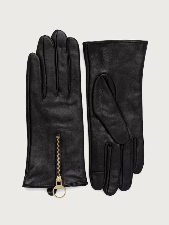 Zdjęcie produktu Barbour rękawiczki damskie skórzane czarny