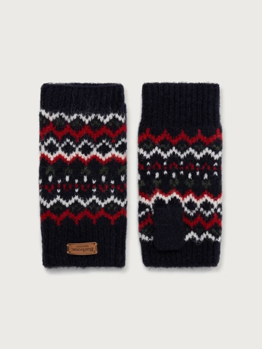 Zdjęcie produktu Barbour rękawiczki mitenki damskie granatowy