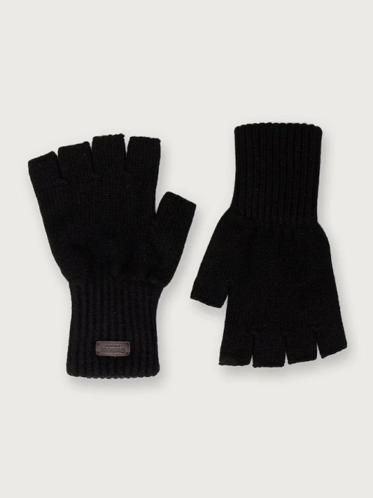 Zdjęcie produktu Barbour rękawiczki mitenki męskie wełniane czarny