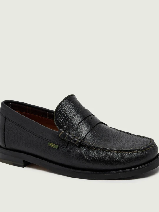 Zdjęcie produktu Barbour Skórzane loafersy Linford czarny