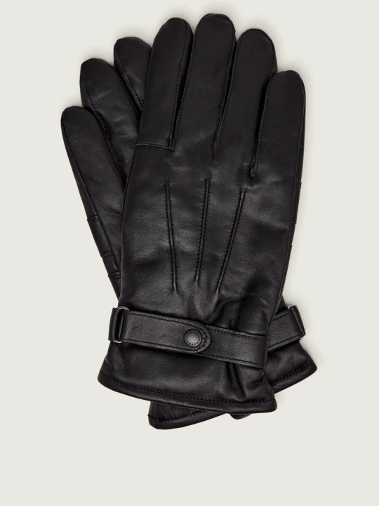 Zdjęcie produktu Barbour Skórzane rękawiczki czarny