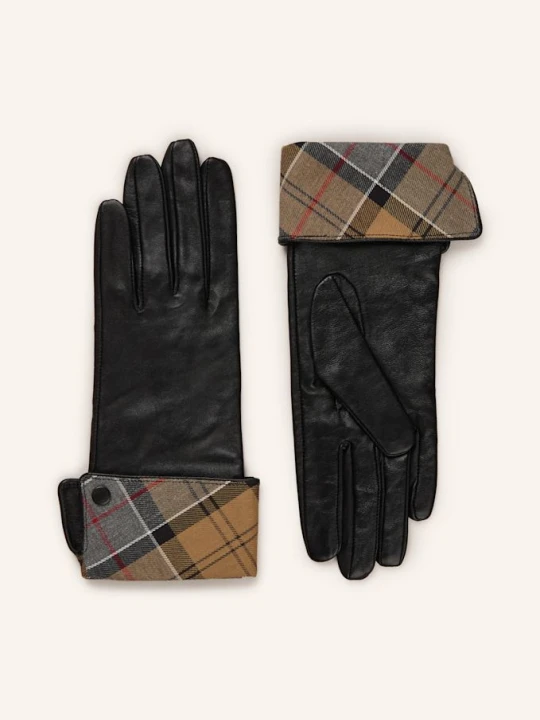 Zdjęcie produktu Barbour Skórzane Rękawiczki Lady Jane schwarz CZARNY